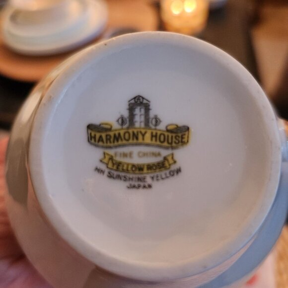 Vintage Harmony House Yellow Rose Creamer Made in Japan - Picture 7 of 9